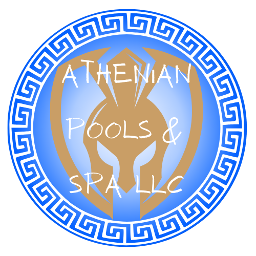 Athenian Pools & Spa Round Logo